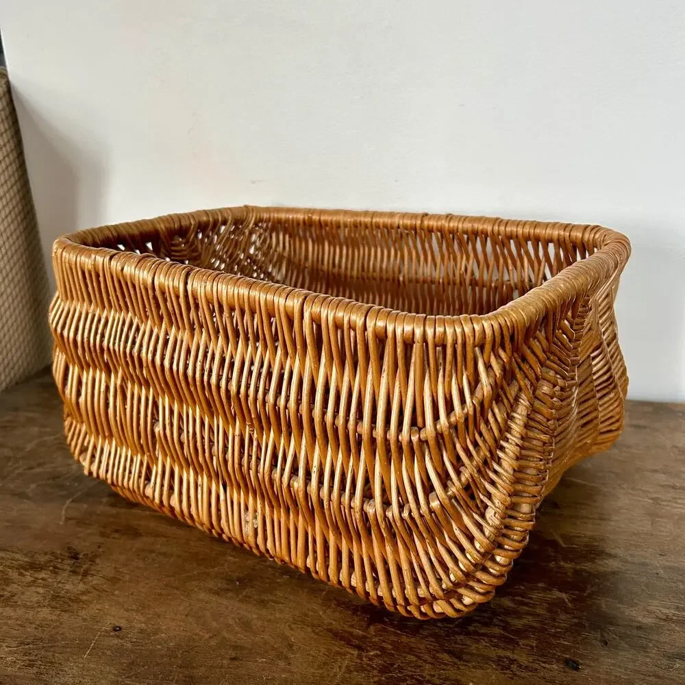 Vintage Buttocks Basket | Decorative Woven Storage,  Cottagecore Shabby Chic